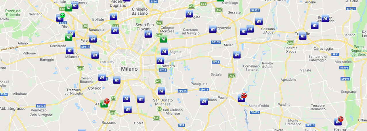 Mappa Distributori